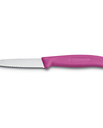Victorinox Takket Urtekniv Med Nylonskæfte    Cm  Lyserød
