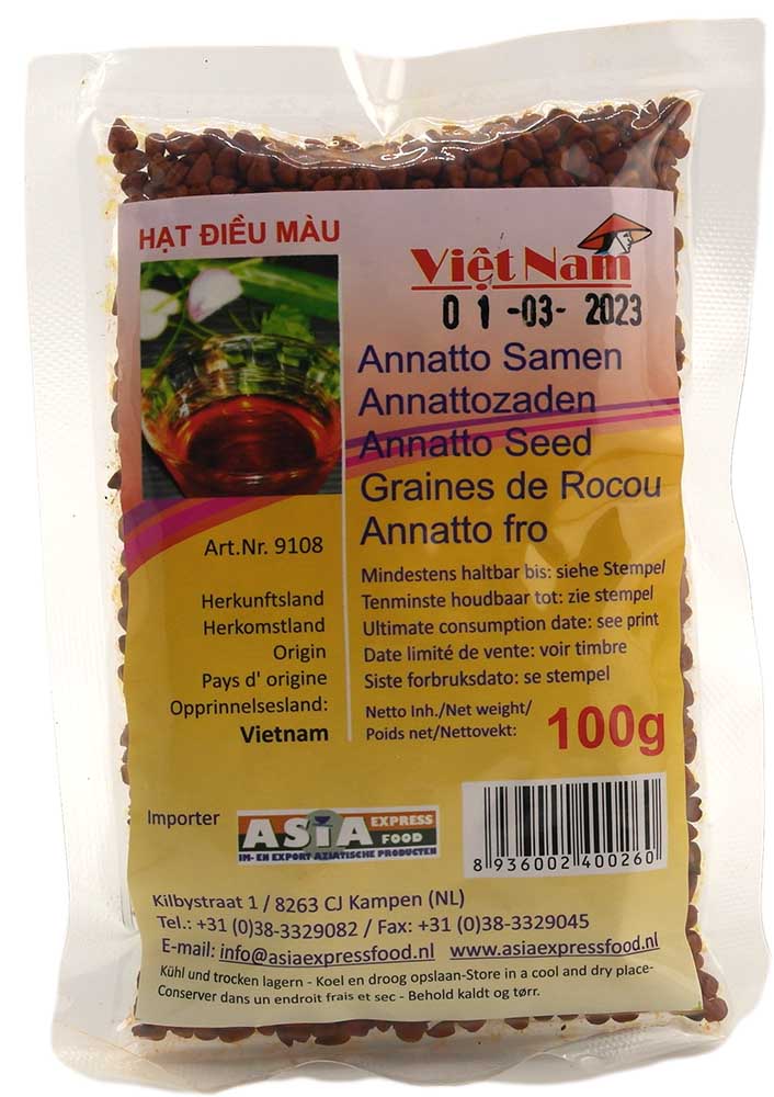Viet Nam Annatto Frø 100