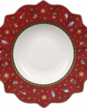 Villeroy   Boch Toy 39   Delight Dyb Tallerken  Rød