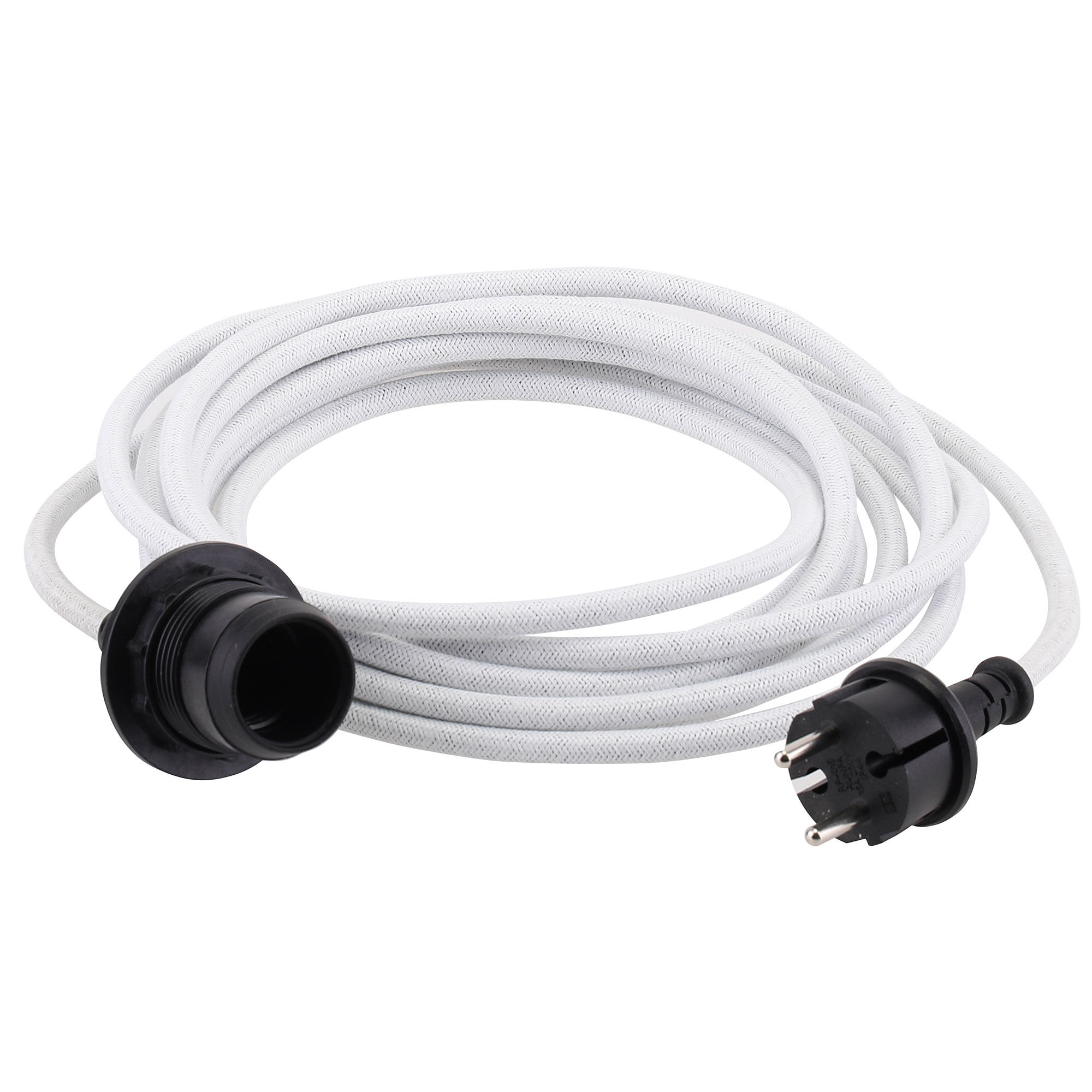 Watt Veke Kabel Til Udendørsbelysning   Meter  Hvid