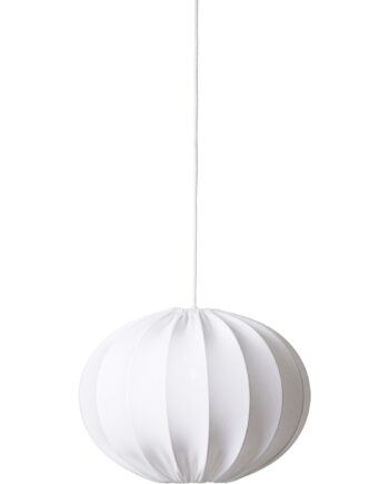 Watt Veke Loftslampe  Oval Kugle  40 Cm  Hvid