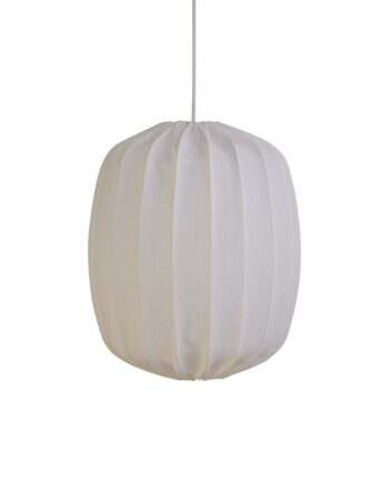 Watt Veke Prisma Loftslampe   Hør 25 Cm  Hvid