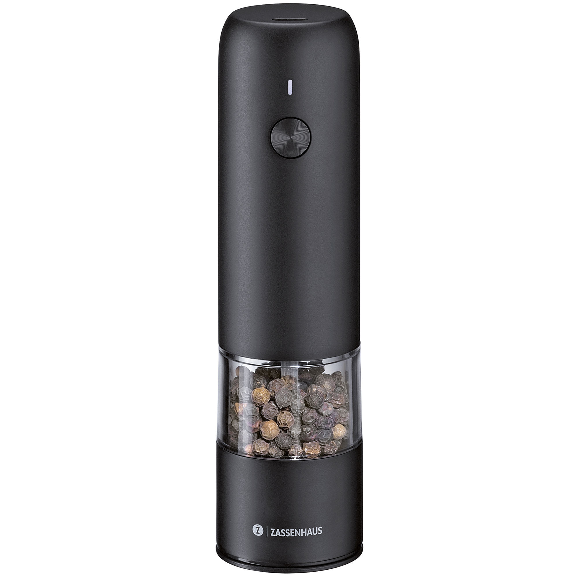 Zassenhaus Köln Elektrisk Pepparkvarn 14 Cm  Svart