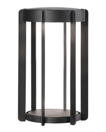 Zone Firefly Led Lygte  Sort Aluminium