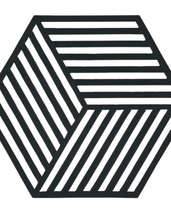 Zone Hexagon Bordskåner  Sort