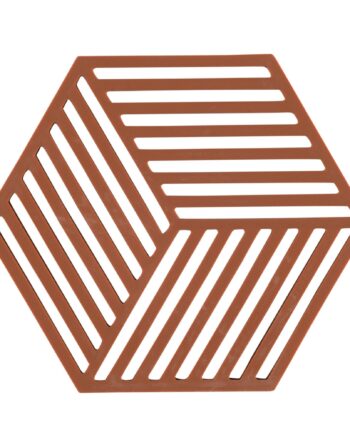 Zone Hexagon Bordskåner  Terrakotta