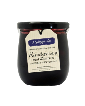 Kirsebærsovs Med Portvin 400 Gram