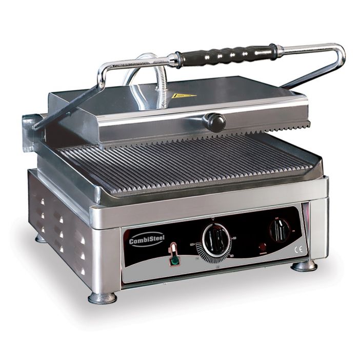 Klemgrill Combisteel Single Rillet Top Og Bund
