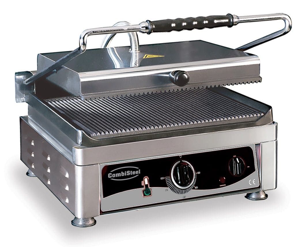 Klemgrill Stor Enkelt Rillet Top Og Bund