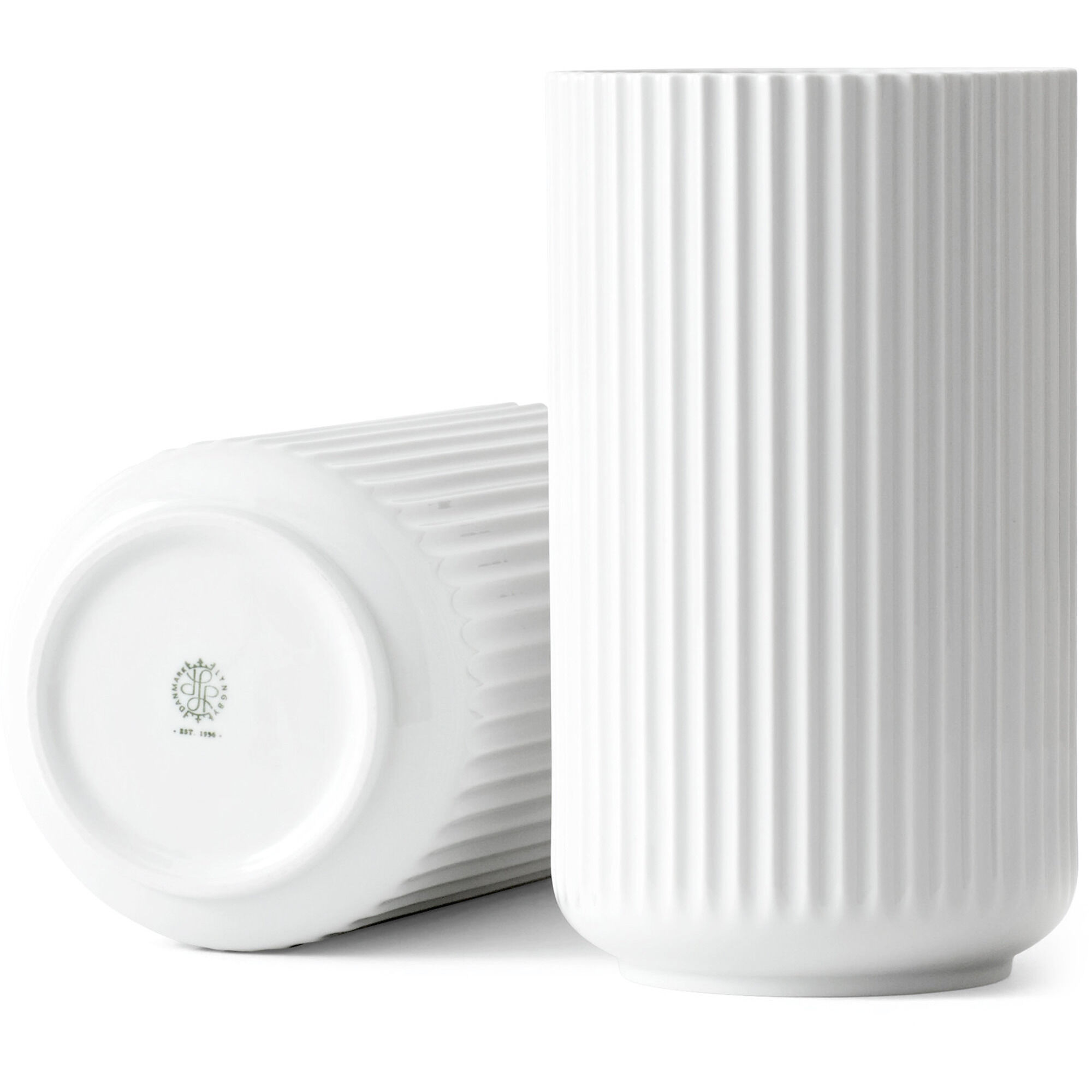 Lyngby Porcelæn Lyngbyvasen 25 Cm  Porcelæn Hvid