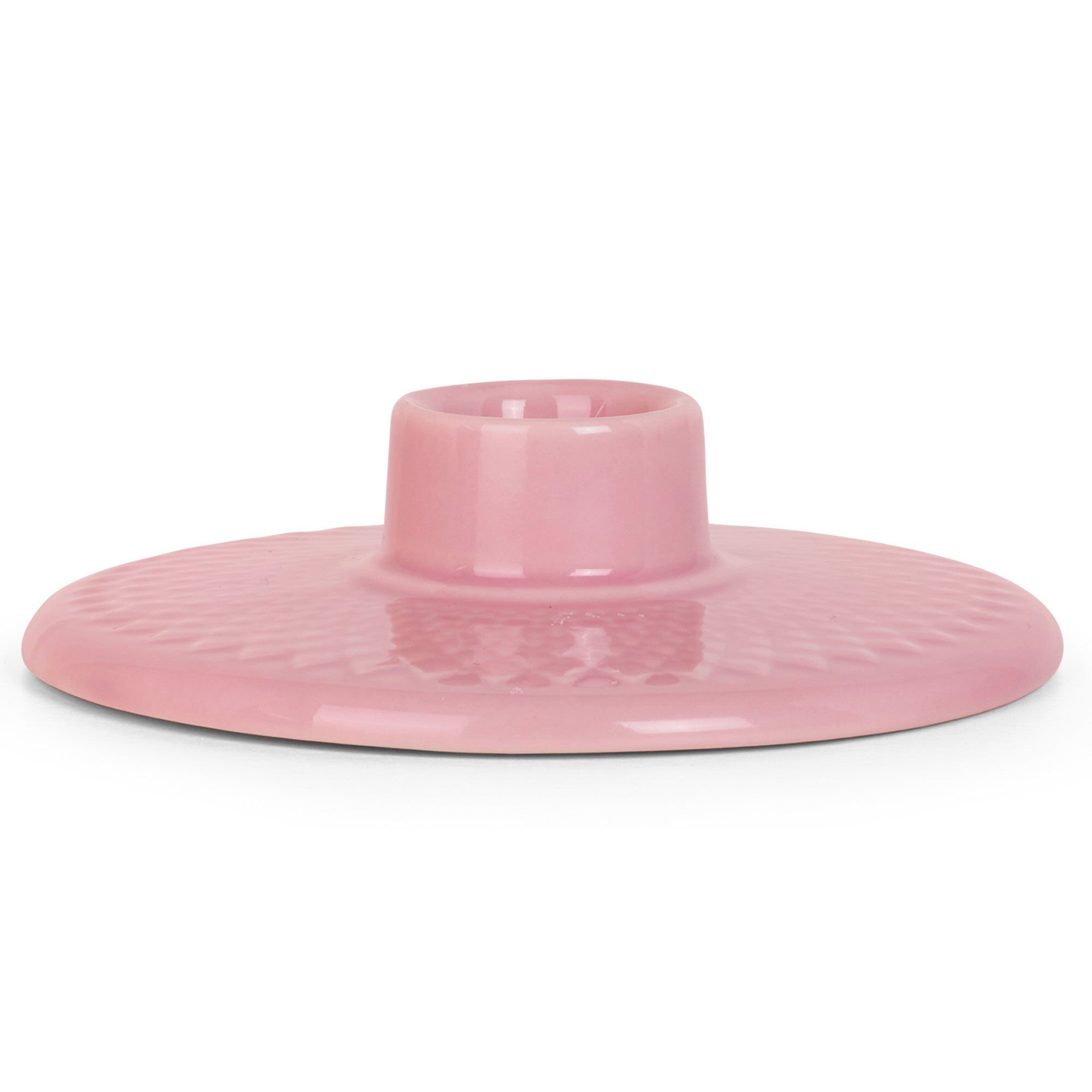 Lyngby Porcelæn Rhombe Color Lysestage  Lyserød