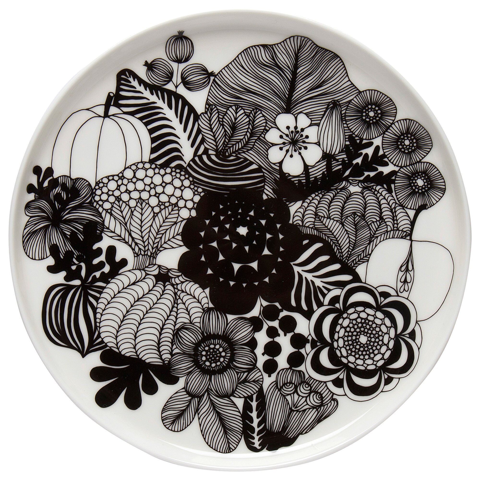 Marimekko Siirtolapuutarha Tallerken  20 Cm  Hvid