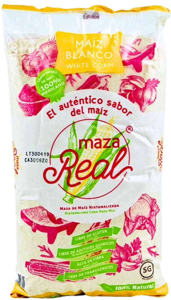 Maza Real Majsmel  Hvid   Kg
