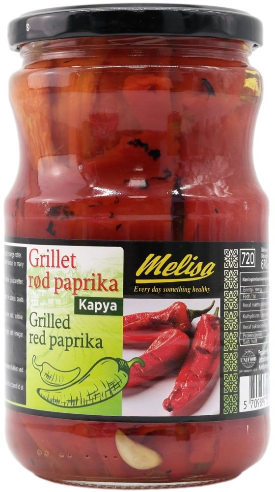 Melisa Rød Grillet Paprika 670