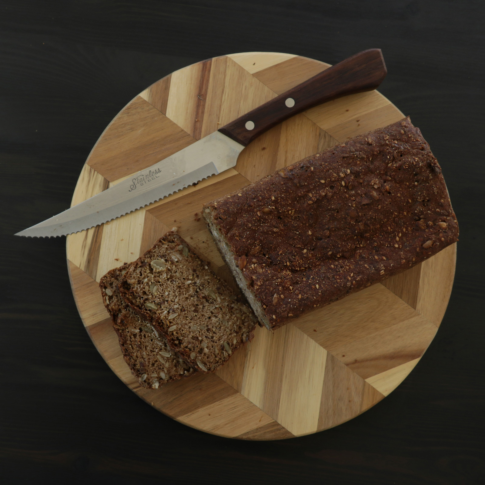 Mørkt Kernebrød  Glutenfri  Laktosefri Og økologisk