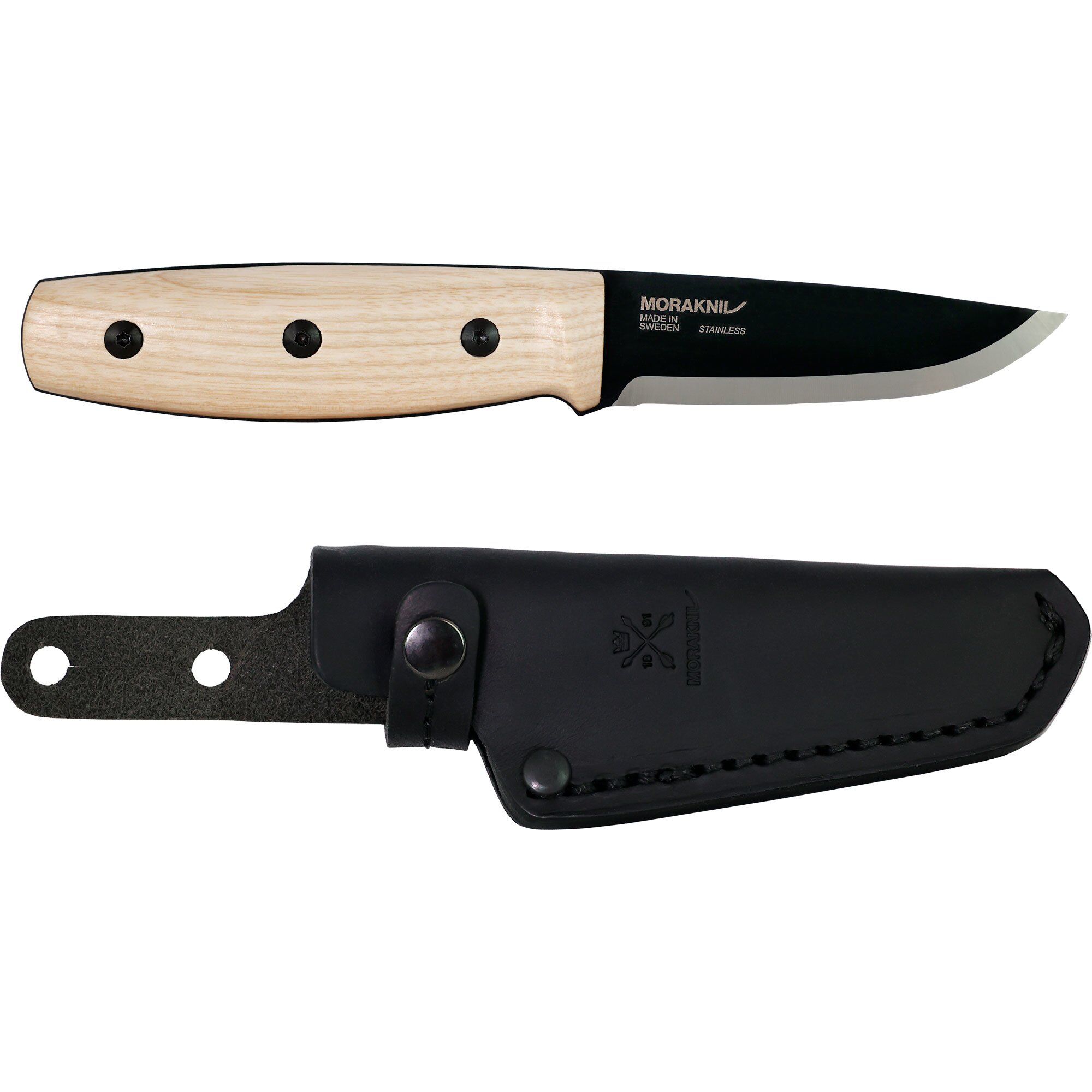Morakniv Finn Blackblade     Ash Wood  Friluftskniv