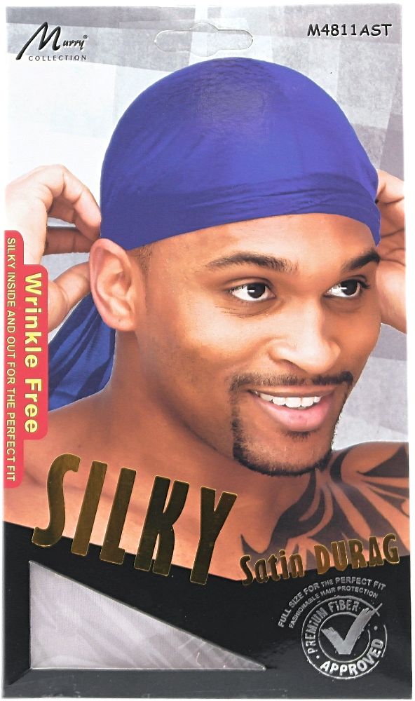 Murry Silky Satin Durag Hvid