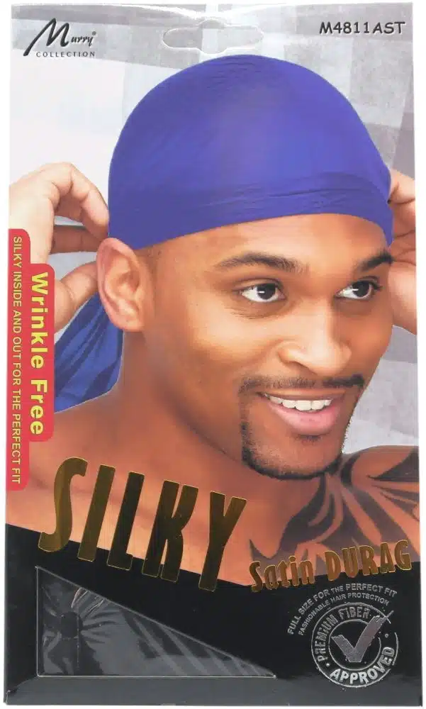 Murry Silky Satin Durag Mørkeblå