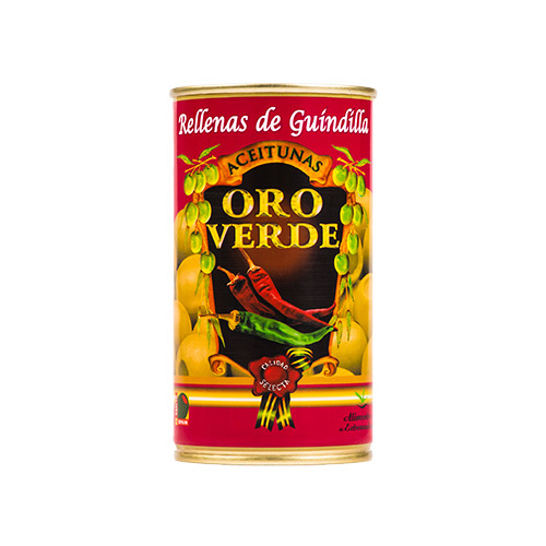 Oro Verde Grønne Oliven Med Chilipuré