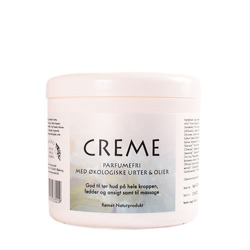 Parfumefri Creme Med økologiske Urter Og Olier